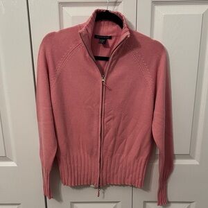Boston Proper Pink Cowl Neck Sweater